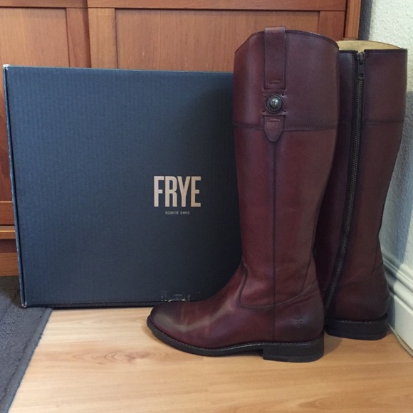 frye jayden button tall redwood